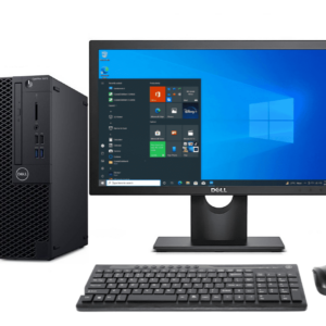 Dell OptiPlex 3070 SFF desktop with monitor