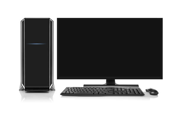 Complete desktop PC workstation setup